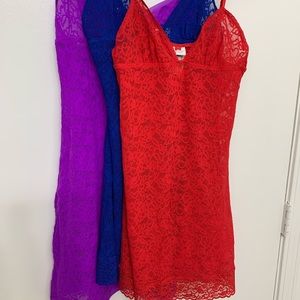 3 new Victoria’s Secret lace slips, M
